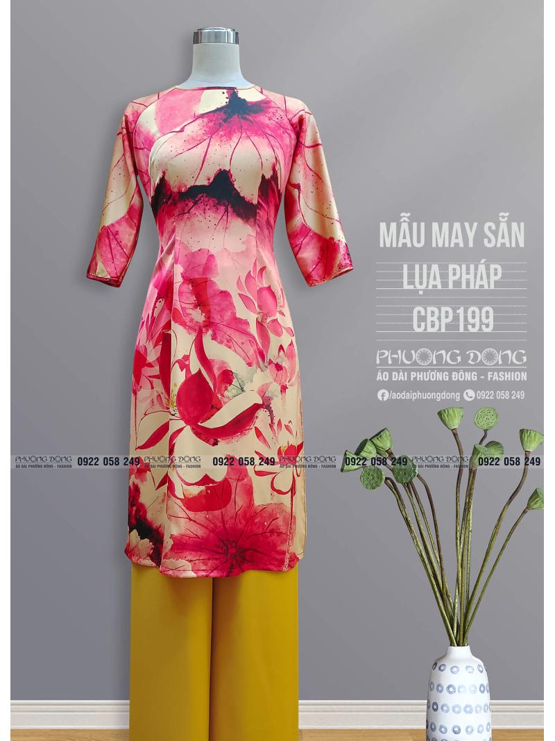 Áo Dài Cách Tân Lụa Pháp CBP199